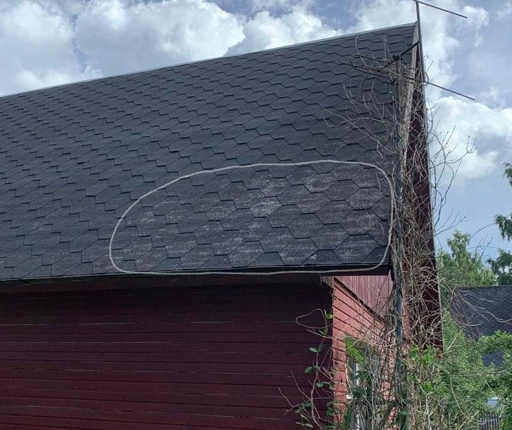 Bituumensindel katuse pesu